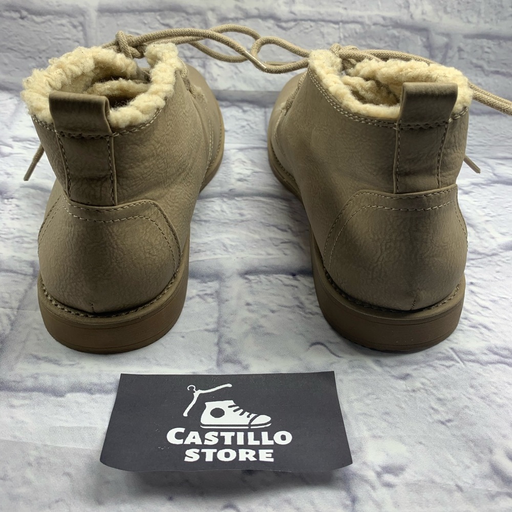 New Sonoma ankle Suede Boots snow 7.5 - Picture 4 of 6